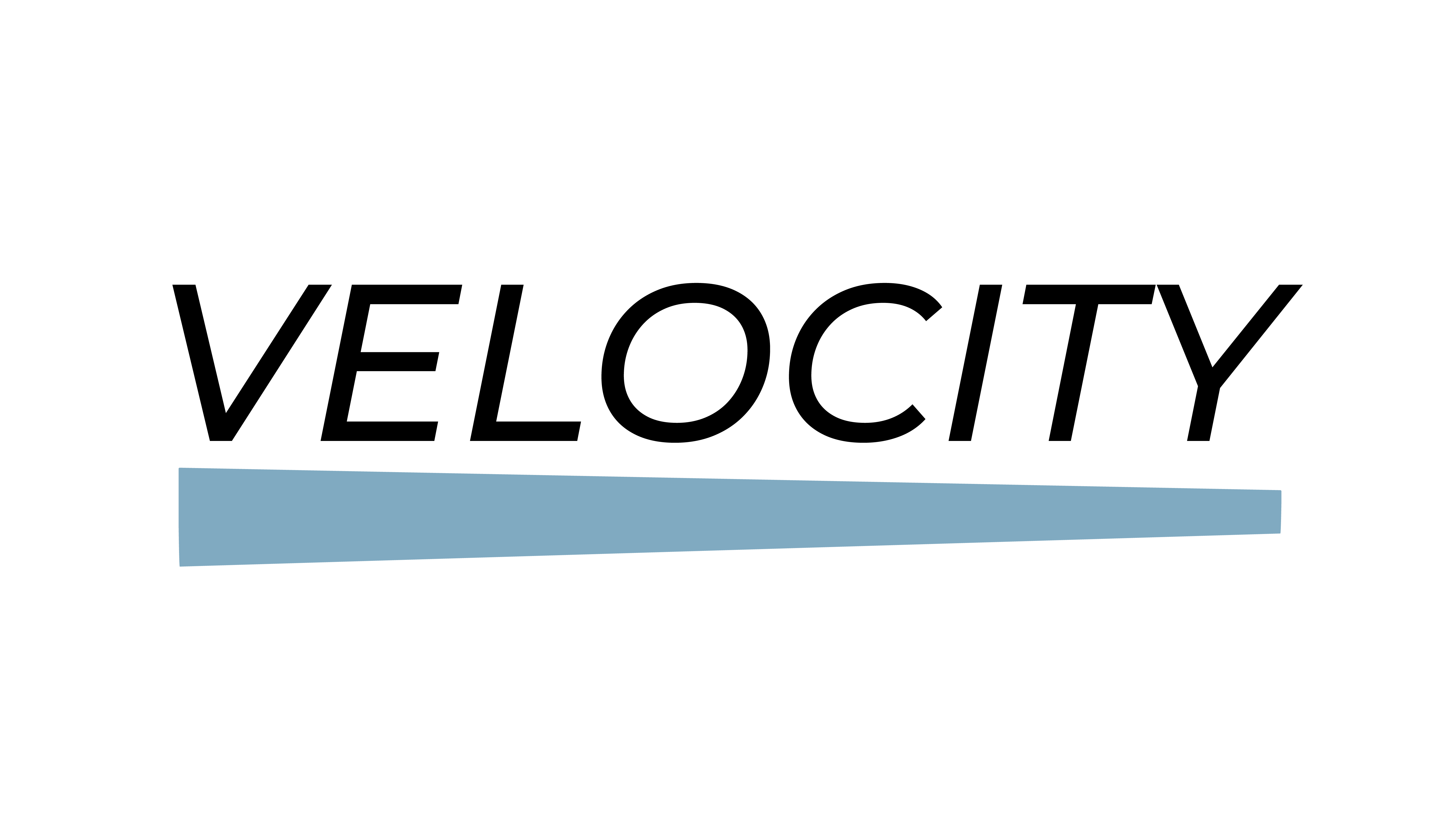 A blue horizontal bar on a black background.